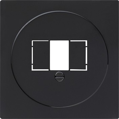 Gira Zentralplatte TAE schwarz S-Color 027647