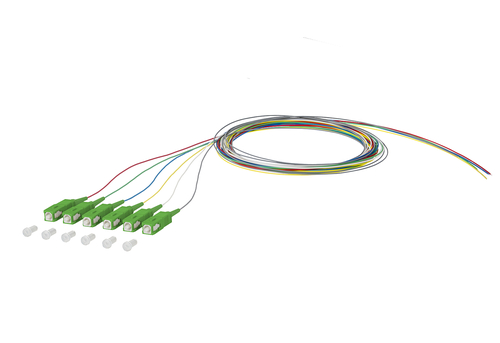Metz Connect OpDAT Pigtail SC-APC OS2 6 Farben 150Q1CA0020E6