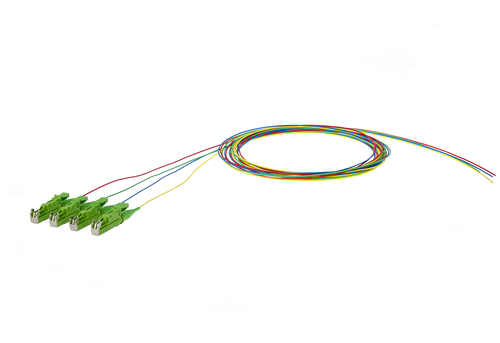 Metz Connect OpDAT Pigtail E2000-APC OS2, 4 Farben 150Q1MA0020E4