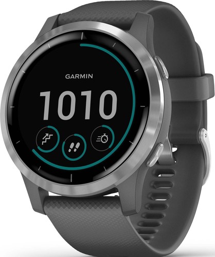 Garmin Smartwatch Dunkelgrau/Silber VIVOACTIVE 4dk-bl/si