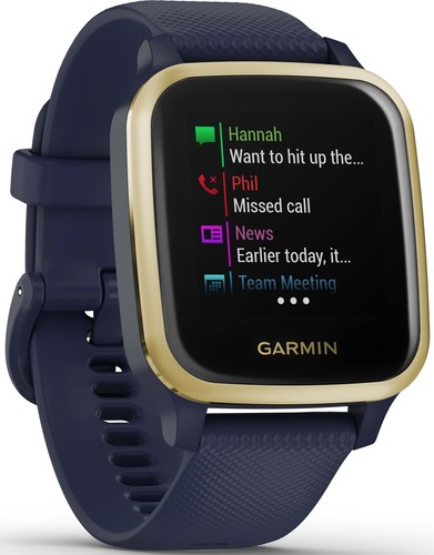 Garmin Smartwatch 3,3cm Touchscreen VENU SQ MU dkl-bl/go