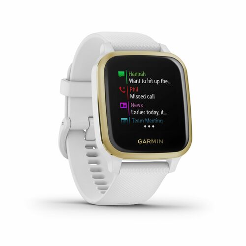 Garmin Smartwatch 3,3cm Touchscreen VENU SQ weiss/gold