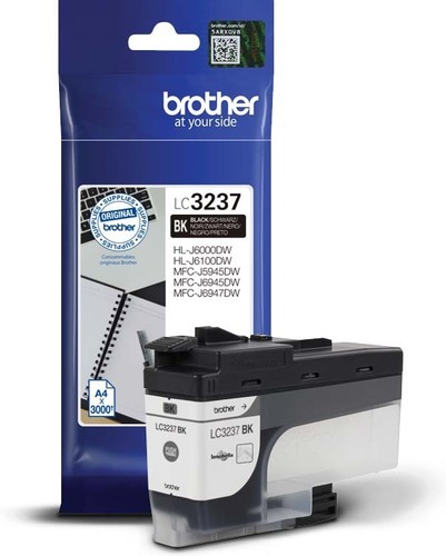 Brother Tintenpatrone schwarz LC-3237BK