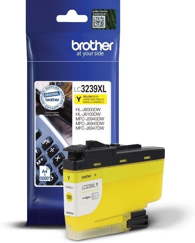 Brother Tintenpatrone gelb LC-3239XLY