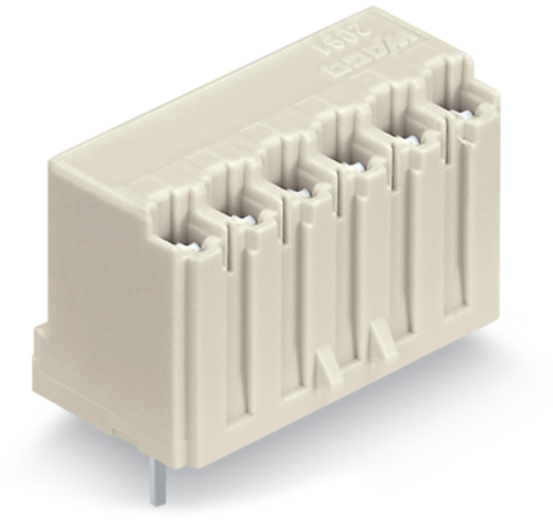 WAGO GmbH & Co. KG THR-Federleiste gerade 3,5mm,lichtgrau 2091-1304/200-000