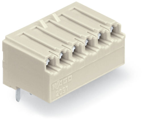 WAGO GmbH & Co. KG THR-Federleiste abgewink. 3,5mm,lichtgrau 2091-1322/200-000