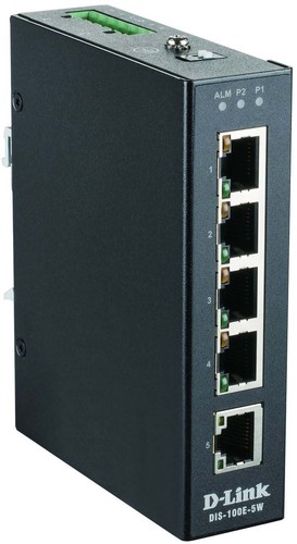 DLink Deutschland Fast Ethernet Ind.Switch 5-Port Layer2 unma. DIS-100E-5W