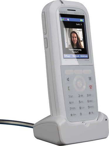 Agfeo DECT-IP-Telefon 2" Farbdisplay weiß DECT 77 IP weiß