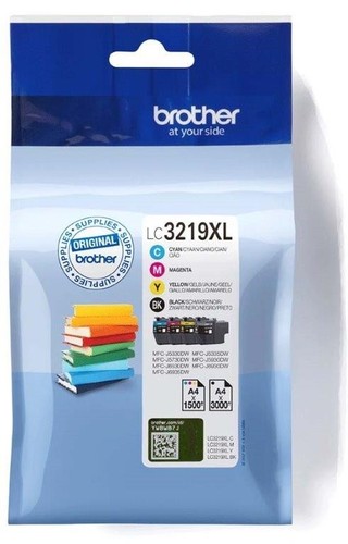 Brother Blisterfarbtintenset sw, cy, mag, gelb LC-3219XLVALDR