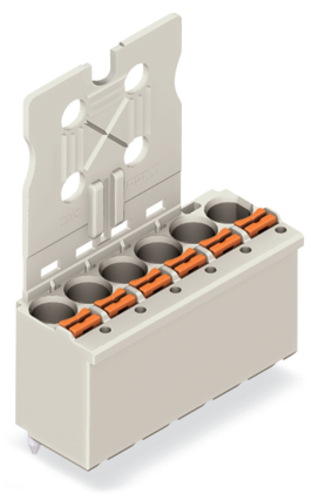 WAGO GmbH & Co. KG 1-Leiter-THT-Federleiste CAGE CLAMP,lichtgrau 2092-1156/000-5000