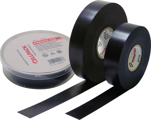 Cellpack PVC-Band UV-best. D:0.18mmB:19mmL:20m 233 0.18-19-20 sw