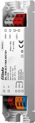 Eltako DALI-LED-Dimmer 16A DL-TW-2LT-16A-DC12+