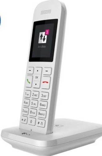 Telekom Deutschland Analog-Telefon cordless Sinus 12 weiß