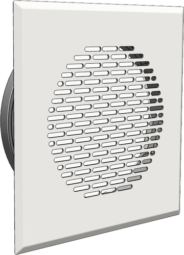 Glen Dimplex SEE Ventil Design Stripes DV 125 QW Stripes