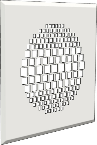 Glen Dimplex SEE Ventilgitter Design Blocs DVG QE Blocs