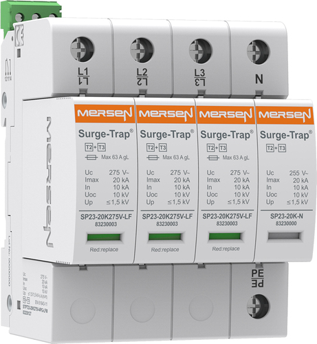 Mersen Überspg.-Ableiter Typ 2+3 20kA Uc275V LSF 4+0 STPT23-20K275V-4PLFM