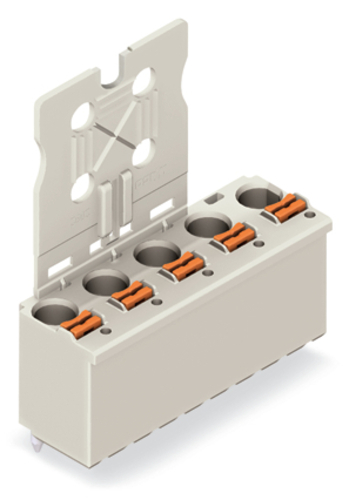 WAGO GmbH & Co. KG 1-Leiter-THT-Federleiste CAGE CLAMP,lichtgrau 2092-3153