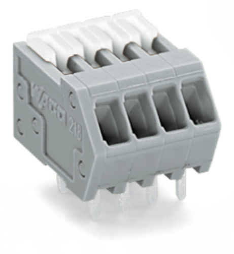 WAGO GmbH & Co. KG Leiterplattenklemme 0,5mm²,grau 218-104