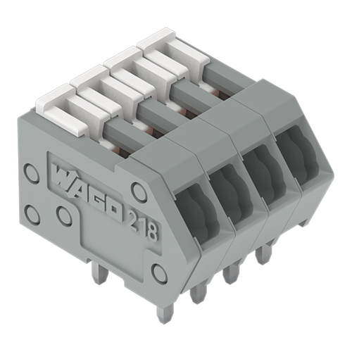 WAGO GmbH & Co. KG Leiterplattenklemme 0,5mm²,grau 218-124 WAGO GmbH & Co. KG Leiterplattenklemme 0,5mm²,grau 218-124