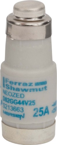 Mersen Sicherungseinsatz gG D02 AC440V 25A gelb D02GG44V25