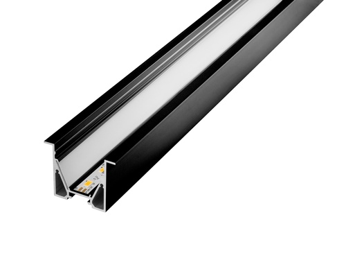 Barthelme Alu-Profil 5030mm, RAL9005 62399835_9005