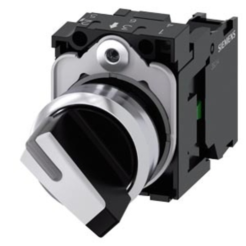 Siemens Dig.Industr. Knebelschalter weiß, tastend, 1S 3SU1150-2BC60-1BA0