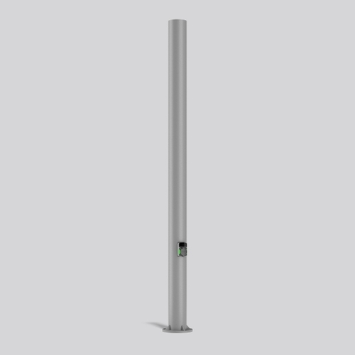 RZB Mast mit Wallbox 1x22kW, silber 811188