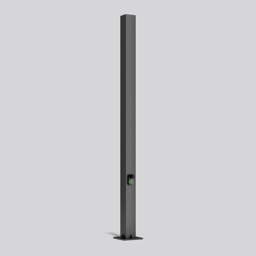 RZB Mast mit Wallbox 2x22kW, anthr. 811432