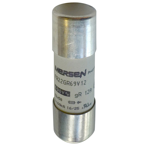 Mersen Sicherungseinsatz zylindr. gR 22x58 12A FR22GR69V12