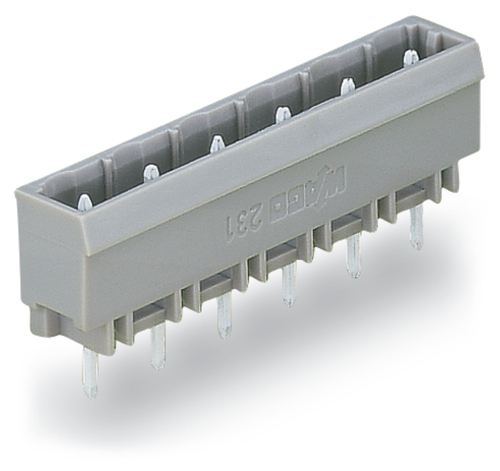 WAGO GmbH & Co. KG THT-Stiftleiste Lötstift 1,0x1,0,gerade,grau 231-236/001-000