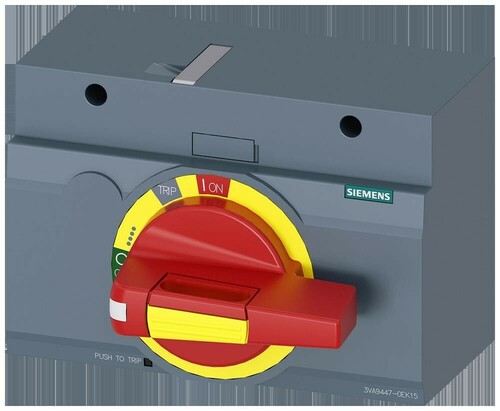 Siemens Dig.Industr. Frontdrehantrieb Not-Aus 3VA9447-0EK15 Siemens Dig.Industr. Frontdrehantrieb Not-Aus 3VA9447-0EK15