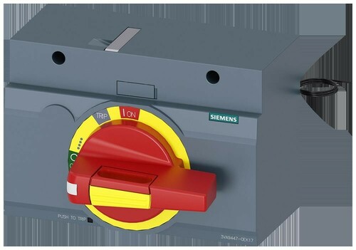 Siemens Dig.Industr. Frontdrehantrieb Not-Aus 3VA9447-0EK17 Siemens Dig.Industr. Frontdrehantrieb Not-Aus 3VA9447-0EK17