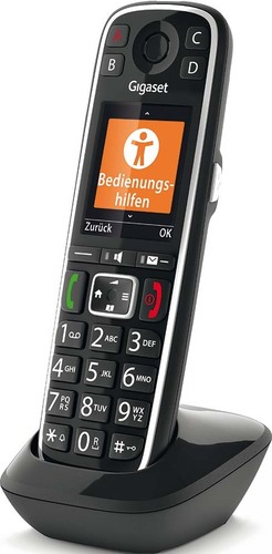 Gigaset Mobilteil sw, mit Ladeschale E720HX sw