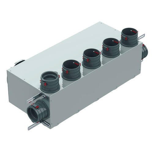 Helios Ventilatoren Multi-Verteilerkasten FlexPipe, DN 75 FRS-MVK 5+2-75/160 H