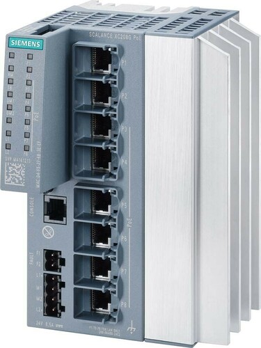 Siemens Dig.Industr. SCALANCE XC208G PoE managebarer Layer 6GK5208-0RA00-2AC2