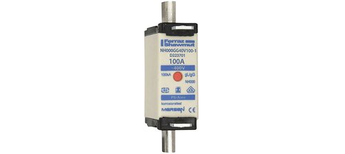 Mersen Sicherungseinsatz NH gG Gr.000 100A SGL KM NH000GG40V100-1 Mersen Sicherungseinsatz NH gG Gr.000 100A SGL KM NH000GG40V100-1