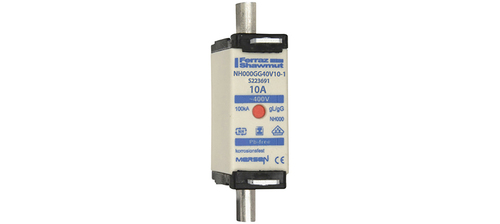 Mersen Sicherungseinsatz NH gG Gr.000 10A SGL KM NH000GG40V10-1 Mersen Sicherungseinsatz NH gG Gr.000 10A SGL KM NH000GG40V10-1