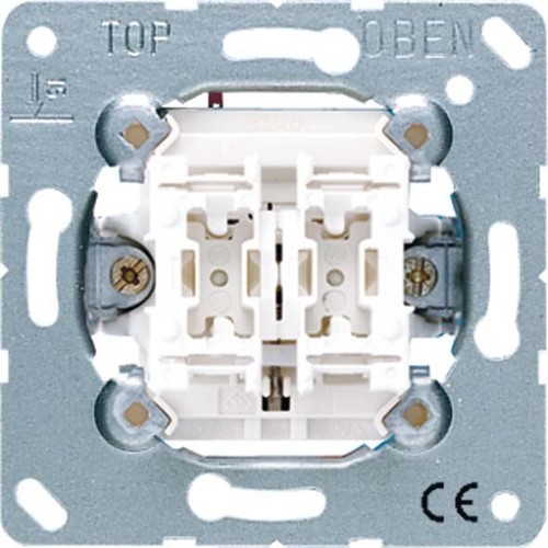 Jung Jalousie-Wippschalter 250V 10AX Taster 1-polig 539 VU