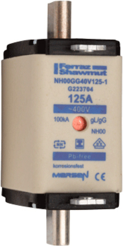Mersen Sicherungseinsatz NH gG Gr.00 125A SGL KM NH00GG40V125-1