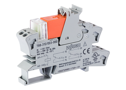 WAGO GmbH & Co. KG Relaismodul DC 24 V,2 Wechsler 788-312/003-000