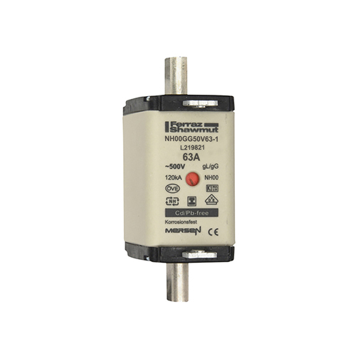 Mersen Sicherungseinsatz NH Sond. gG Gr.00 100A SGL KM NH12GG50V100-1 Mersen Sicherungseinsatz NH Sond. gG Gr.00 100A SGL KM NH12GG50V100-1