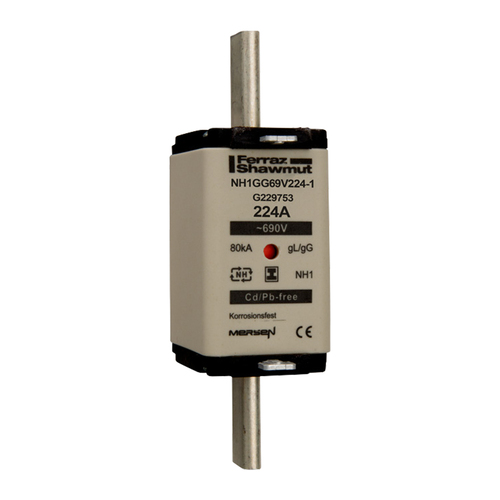 Mersen Sicherungseinsatz NH gG Gr.1 224A SGL KM NH1GG69V224-1