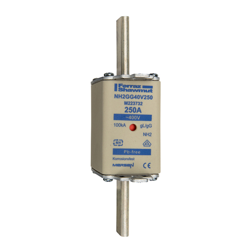Mersen Sicherungseinsatz NH gG Gr.2 400A sfü KM NH2GG40V400 Mersen Sicherungseinsatz NH gG Gr.2 400A sfü KM NH2GG40V400