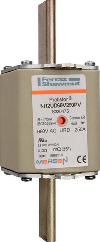 Mersen Sicherungseinsatz NH aR Gr.2 250A sfü KM NH2UD69V250PV