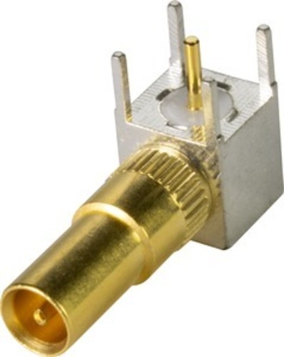 Harting Koaxialkontakt gewinkelt Rändelung 1,5A 09030006263