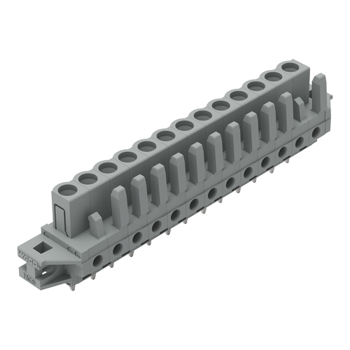 WAGO GmbH & Co. KG THT-Federleiste gerade Rastermaß 5mm,grau 232-143/031-000