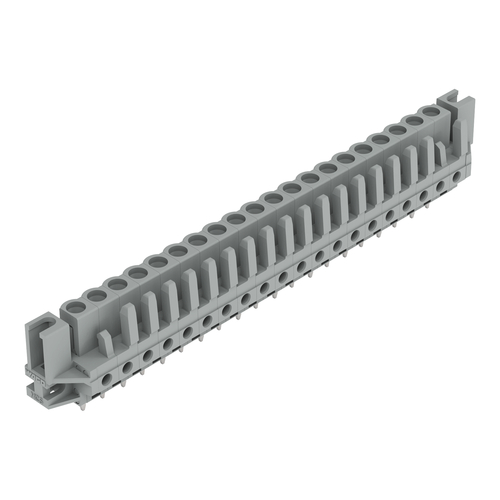 WAGO GmbH & Co. KG THT-Federleiste gerade Rastermaß 5mm,grau 232-150/047-000