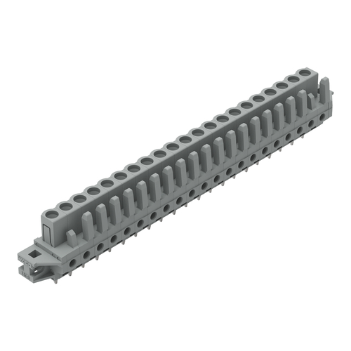 WAGO GmbH & Co. KG THT-Federleiste gerade Rastermaß 5mm,grau 232-151/031-000