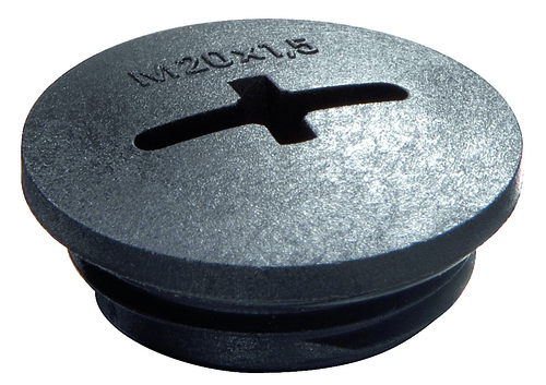 Wiska Verschlussschraube Edelstahl, M16 EVSG 16 RAL9005
