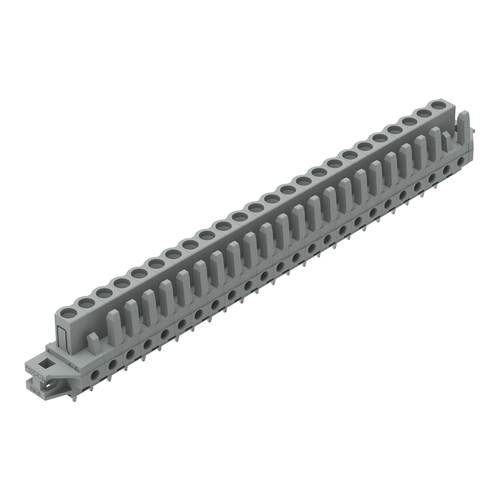 WAGO GmbH & Co. KG THT-Federleiste gerade Rastermaß 5mm,grau 232-154/031-000